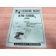 Hyster 1455478 Literature Packet E70-120XL2 Customer Edition - Used