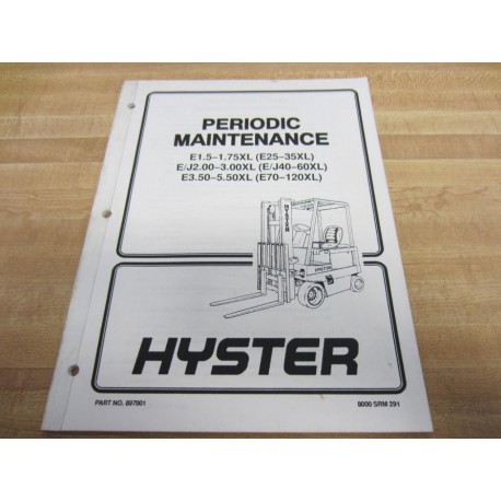 Hyster 897001 Maintenance Manual 1993 E25-35XL EJ40-60XL - New No Box