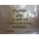 Parker 8 VGR-SS 8VGRSS VacuSeal Gasket Fitting 8VGR-SS 12" (Pack of 10)