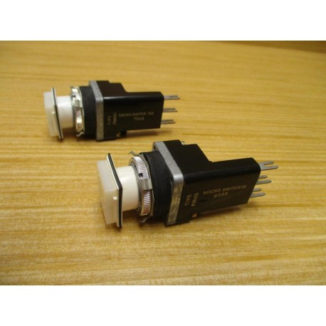 Micro Switch PMHG Honeywell Push Button WO Lens (Pack of 2) - Used