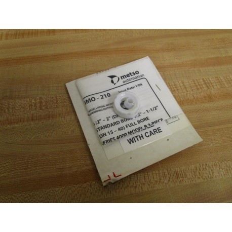Metso Automation IMO-210 Valve Service Kit RKN 33 XT