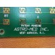 Astro-Med 41583-000 Keypad Layout 41583-001  41583-1 WKeypad Overlay - Used