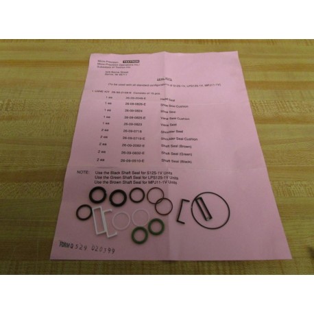 Micro-Precision 26-95-2109E Seal Kit 26952109E - New No Box