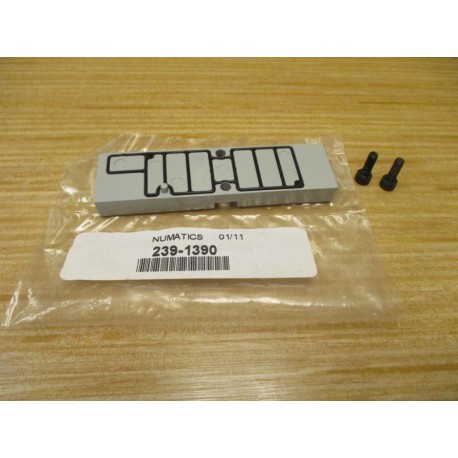 Numatics 239-1390 Blank Station Plate 2391390 (Pack of 4)
