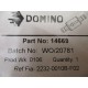 Domino 14669 Inkjet Solvent Printer Filter