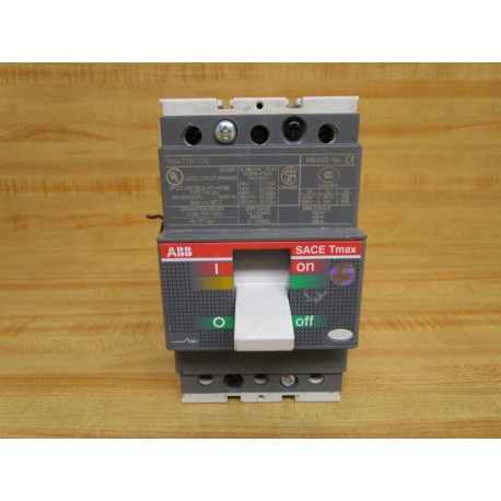 ABB SACE T1N 100 25A Circuit Breaker SACE-TMAX-T1-N-100 WO Connector