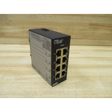 Contemporary Controls EISK8-100T CTRLink Ethernet Switch EISK8100T WO Pwr. Conn. - New No Box