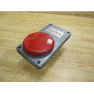 Joslyn Clark 5A2N Palm Push Button Stop Red - Used
