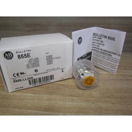 Allen Bradley 855E-LL24A Amber Led Lamp