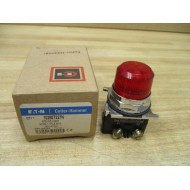 Eaton Cutler Hammer 10250T227N Standard Indicator Light Red Lens