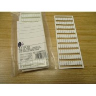 Wago 209-501 Terminal Block Marker Card 02090501 (Pack of 6)