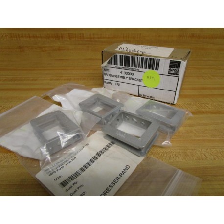 Rittal 4133.000 Rapid Assembly Bracket 4133000 (Pack of 4)