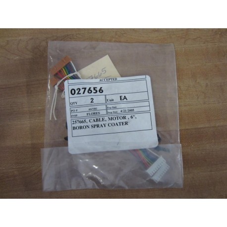 257665 6" Boron Spray Coater Cable (Pack of 2)