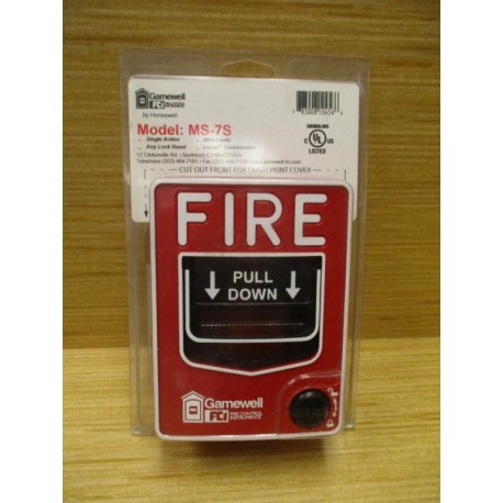 Honeywell MS-7S Gamewell Single Action Fire Alarm MS7S