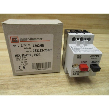 Cutler HammerEaton A302MN Starter Motor Protector