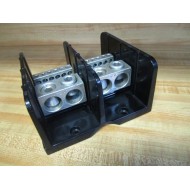Square D 9080 LBC365212 Power Distribution Block 2PChipped Housing - Used