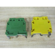 Entrelec 5115.M1010P_10MM Terminal Block 5115-M10 (Pack of 2) - Used