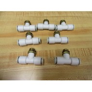 SMC KQ2T08-U02A Branch Tee KQ2T08U02A (Pack of 7) - New No Box