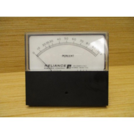 Reliance GE-17788 Panel Meter 0-100 RPM - New No Box