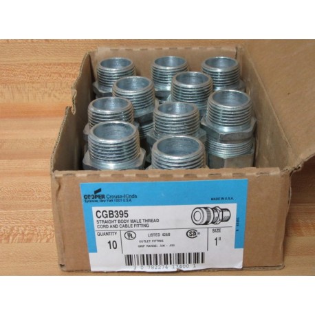 Cooper CGB395 Cable Fitting (Pack of 10)