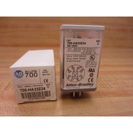 Allen Bradley 700-HA32Z24 Relay 700HA32Z24 Ser.C