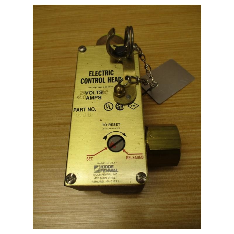 Kidde Fenwal 890181 Electric Control Head WK890181000 New No Box