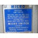 Micro Switch 206LS1 Limit Switch (Pack of 2) - Used
