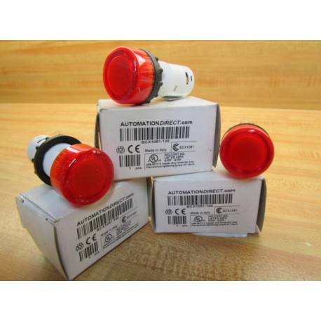 Automation Direct ECX1051-120 Indicating Light ECX1051120 (Pack of 3)