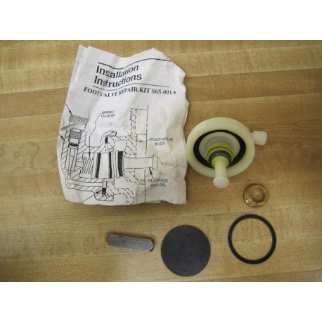 Bradley S65-001A Foot Valve Repair Kit S65001A - New No Box