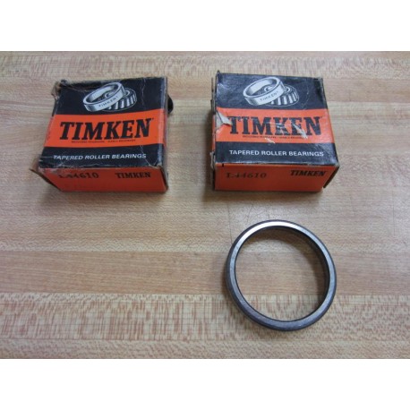 Timken L-44610 Single Bearing Cup L44610 (Pack of 2)
