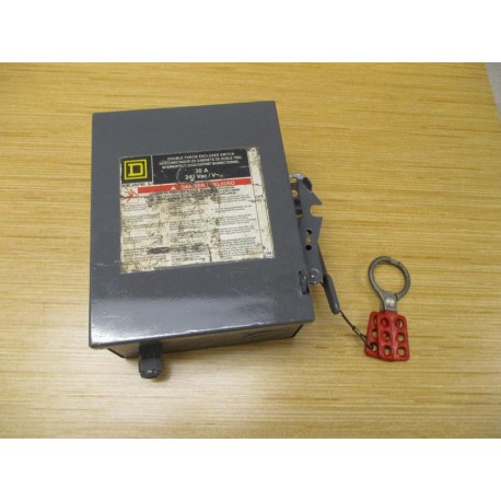 Square D 92351 Safety Switch 30 Amp - Used