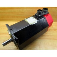 GE Fanuc A06B-0128-B577 7076 Servo AC Motor B-651425 A63000 - Used