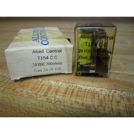 Allied Control T154-C-C Relay T154CC 24V DC VDC (Pack of 4)