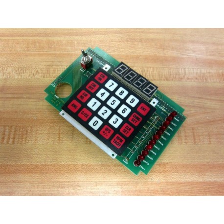 CBM Electronics 100279 Numeric Display Board WKeypad - Used