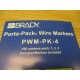 Brady PWM-PK-4 Porta-Pack Wire Markers PWMPK4