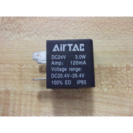 Airtac DC24V Solenoid Coil 3.0W 120mA - New No Box