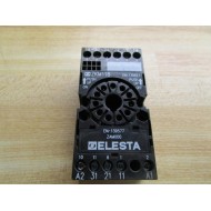 Elesta ZKM118 Relay Socket (Pack of 4) - Used