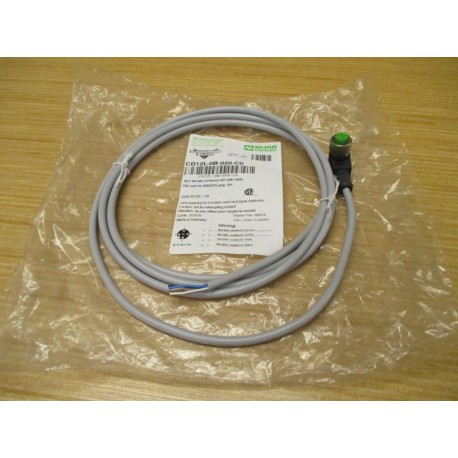 Automation DirectMurr CD12L-0B-020-C0 Cordset CD12L0B020C0 (Pack of 2)