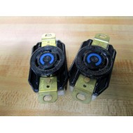 Hubbell HBL2620 Receptacle Twist-Lock (Pack of 2) - Used