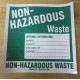 Brady 121159 Shipper Label Non-Hazardous Waste (Pack of 37) - New No Box