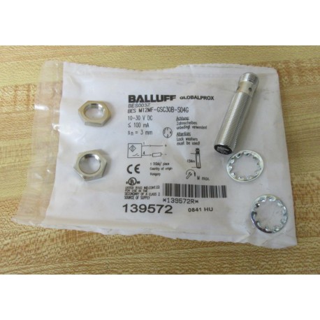 Balluff BES-M12MF-GSC30B-S04G Proximity Sensor BES003Z
