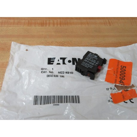 Eaton M22-K01D Cutler Hammer Contact Block M22K01D