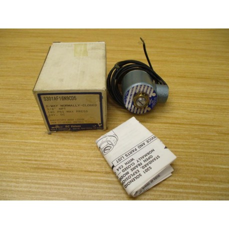 GC Valves S301AF16N9CD5 Solenoid Valve