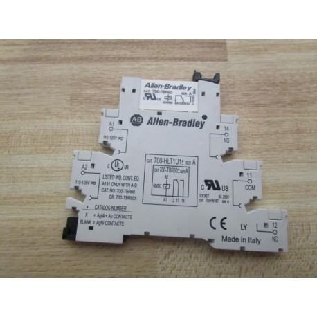 Allen Bradley 700-HLT1U1 Relay Socket 700HLT1U1* W700-TBR60 Relay - New No Box