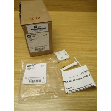 Allen Bradley 140U-G-DRA3 DIN Rail Mounting Adapter 140UGDRA3 (Pack of 10)