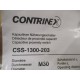 Contrinex CSS-1300-203 Capacitive Proximity Switch CSS1300203