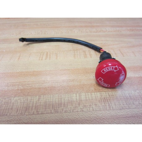 Omron A165E-S-03U E-Stop Switch A05B-2301-D002 6-P,6-W,Conn wInsul Sleeve - Used