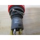 Omron A165E-S-03U E-Stop Switch A05B-2301-D002 6 Blade 4 Wire 4 Pin Connector - Used
