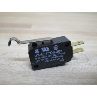 Micro Switch V7-6C17D8-263 Honeywell Roller Lever - Used