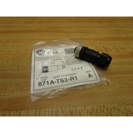 Allen Bradley 871A-TS3-R1 Connector 871ATS3R1 Series A